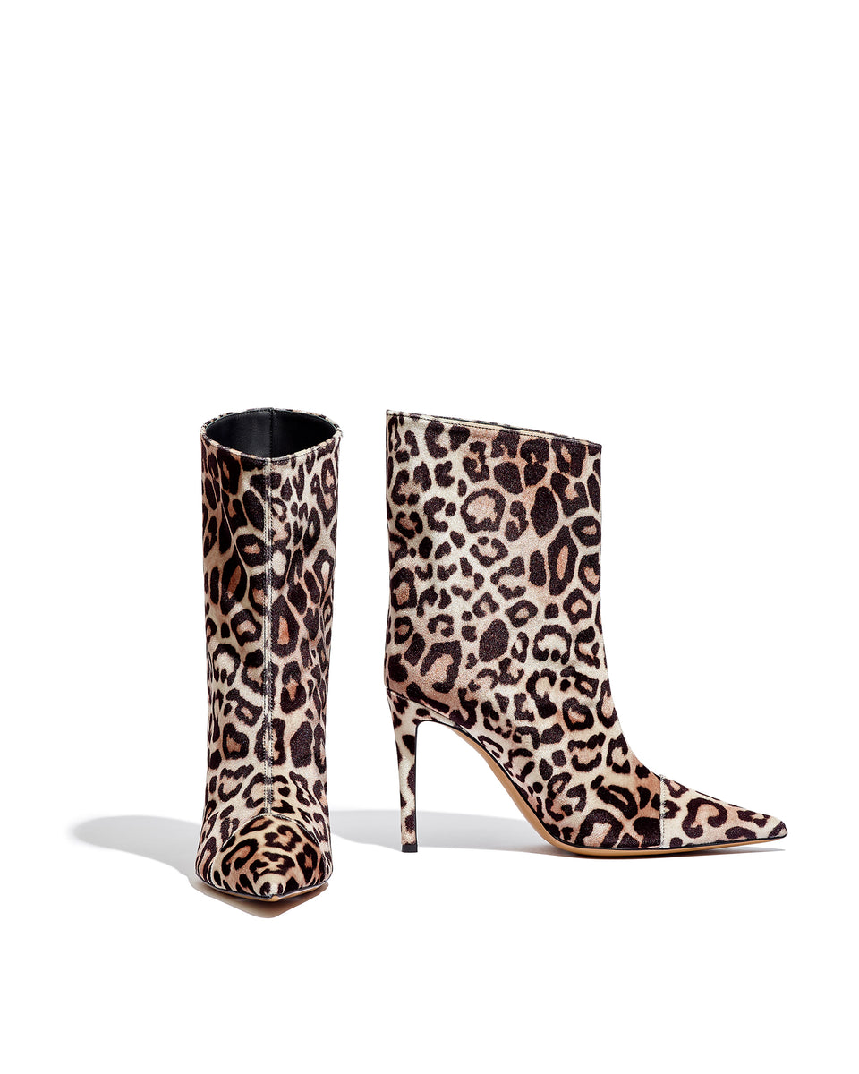 ALEX Boots in Leopard Velvet - Image 2