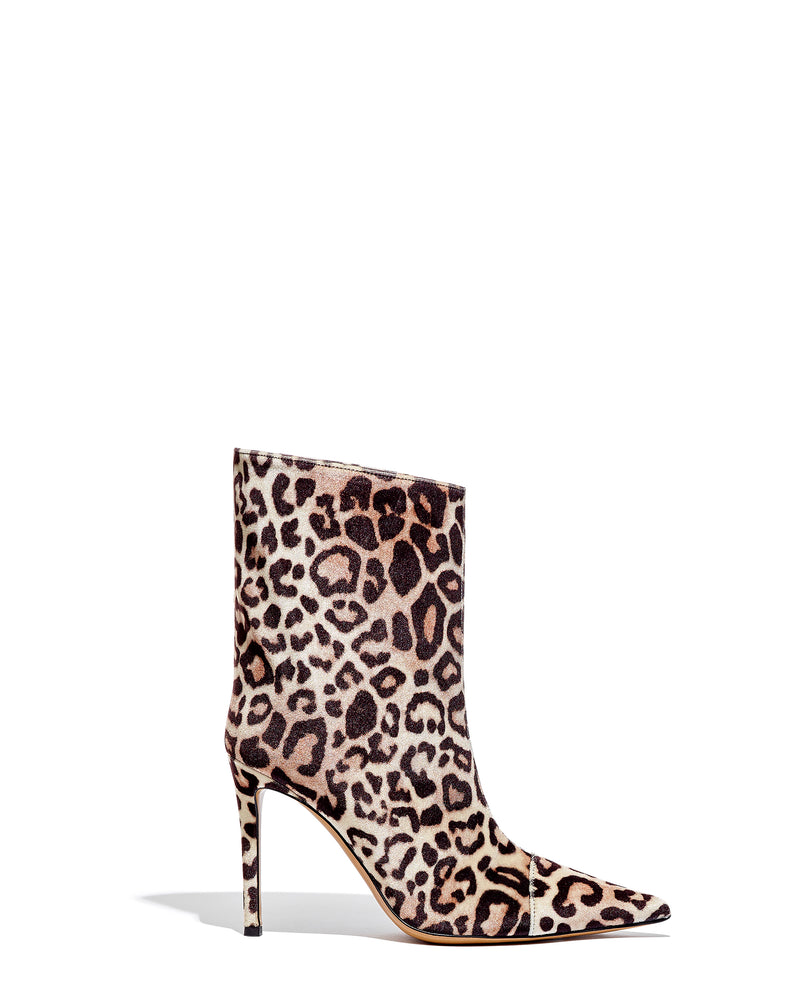 ALEX Boots in Leopard Velvet