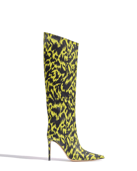 ALEX High Boots in Leopard Silk - Image 3